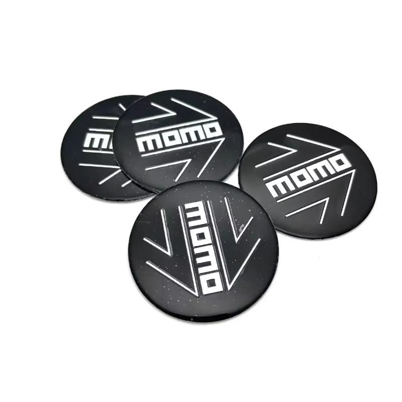4 шт. 56 мм Эмблема MOMO Наклейки на центральные колпачки ступиц колес автомобиля Декаль