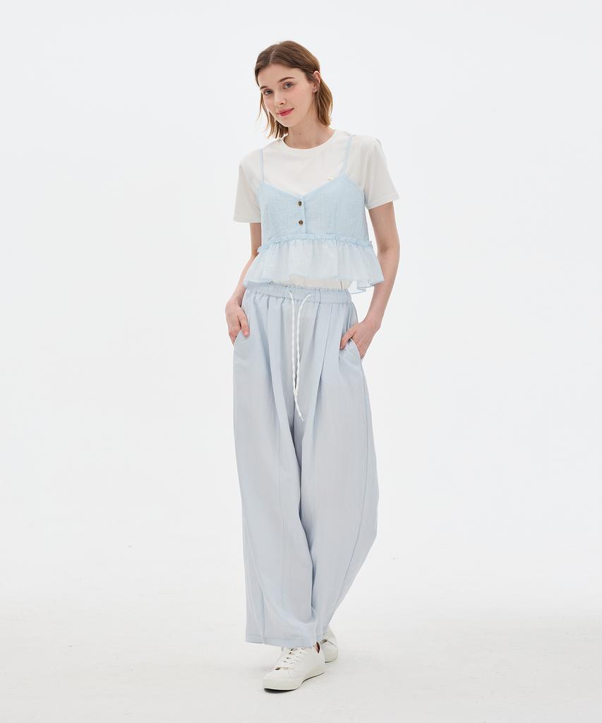 JBYRARA String Detail Summer Pants_Sky Blue