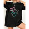 Black Oversized T Shirt Faith Hope Love Heart Print Casual Loose Top For Women Daily Wear Street Style Fashion