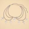 Vintage Hollowing Cross Waist Chain Hottie Personality Body Chain Cross Pendant Waist Chain Women