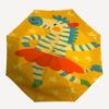 1pc Zebra Ballerina Automatic Folding Umbrella, 8-Rib Durable Iron Frame, Compact Travel Umbrella for Women & Men 017