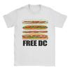 Летняя модная футболка с принтом DC Sandwich Guy, мужская, хлопковая, удобная, большого размера, с коротким рукавом, уличная