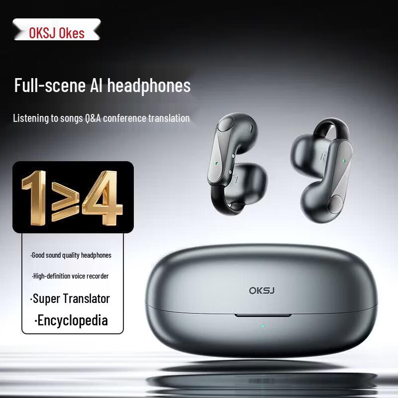 AI-Наушники с костной проводимостью OKSJ GT18 Bluetooth