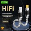 YYTCG Кабель OTG DAC Lightning на Type-C из чистой серебряной жилы