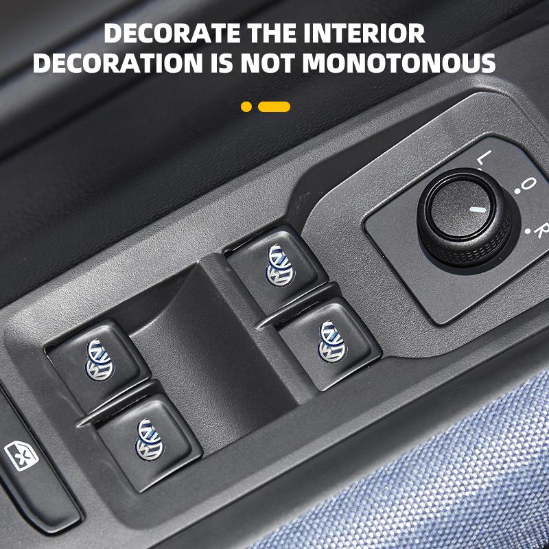 Golf MK6 MK7 MK8 2026 Горячие Для Volkswagen VW Наклейки на Авто Модные Наклейки на Авто Крутой Металлический Логотип Авто Эмблема Наклейка Декаль Для Volks