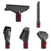 Vacuum Cleaner Flat Suction Nozzle Head For Dyson V7 V8 V10 V11 V12 V15 Mattress Brush Head Round Soft Brush Extension Hose Part