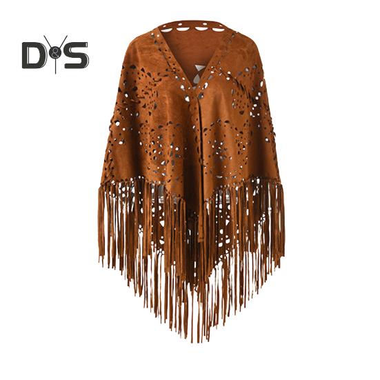 Женская шаль, теплая ткань, однотонный цвет, универсальный, ажурный, с кисточками, зимний шарф, удобная шаль-накидка