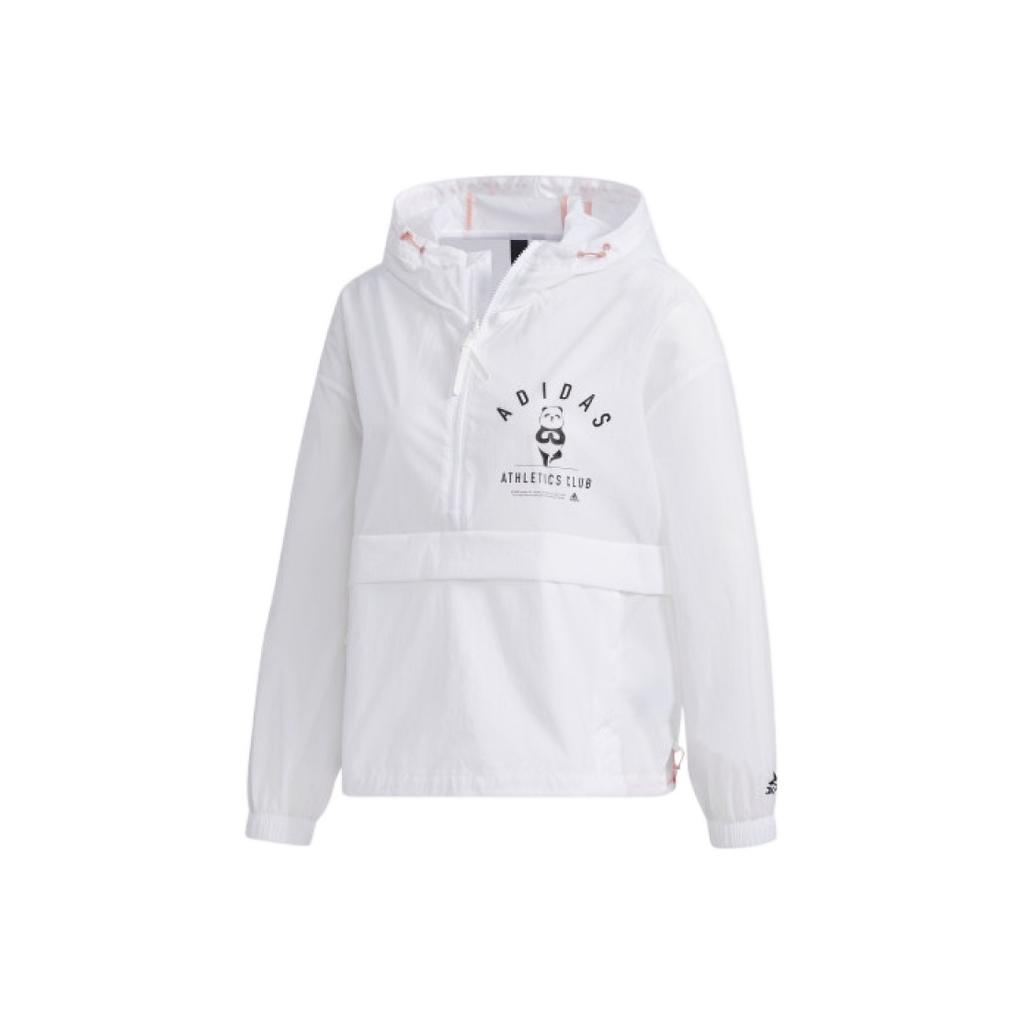 adidas Panda Anorak Sport Куртка с длинным рукавом унисекс Верхняя одежда Белый GL5630