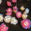 Artificial Flower Festival Lantern String 6M 40LED Atmosphere Decorative Lamp  For Wedding