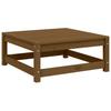 Garden Stool 70x70x30 cm Honey Brown Solid Pine Wood