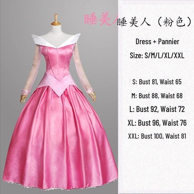 «Взрослый костюм принцессы из сказки — Золушка, Спящая красавица, Рапунцель в стиле платья для Хэллоуина или сценического представления»