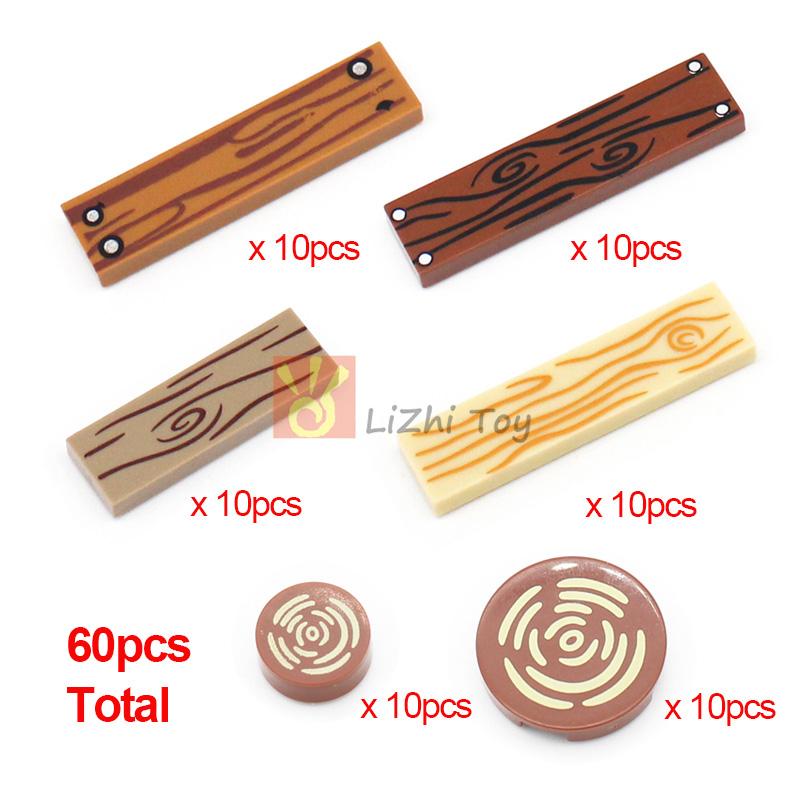 MOC Городские уличные фигурки Вид Печать Еда Десерт Традиционная китайская кухня Строительные блоки Монитор Глаза Кирпичики Напечатанные игрушки