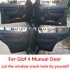 4X кожаный дверной подлокотник из микрофибры для VW Golf 4 MK4 Jetta Bora 99-05, ручное управление, подлокотник для оконной двери, панель, накладка