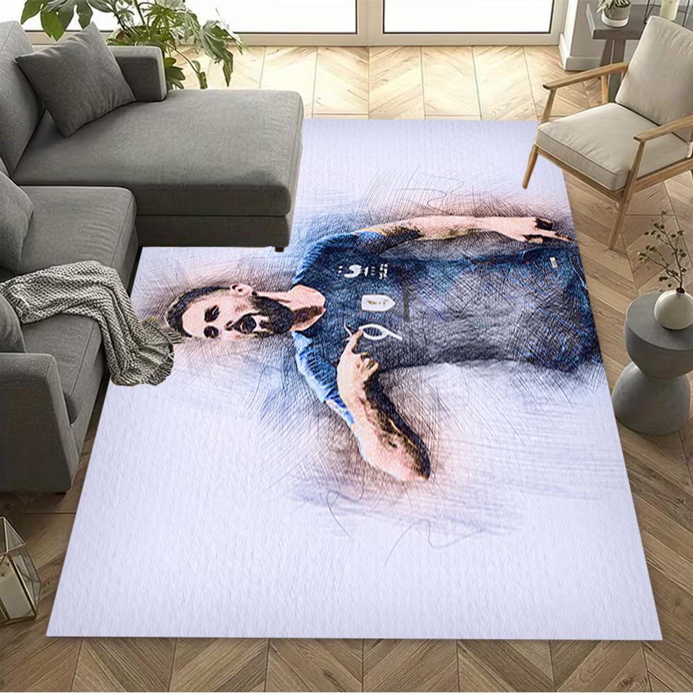 France Football Star Celebration Carpet Suitable for Dining Room Balcony Bedrooms Dormitory Antislip Carpet Decorate Offices Perfect Gift for Women/Me