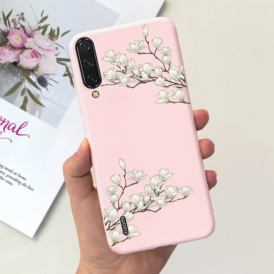Для Xiaomi Mi 9 Чехол Mi 9 Lite Задняя крышка Модный Цветок Тонкий Мягкий Силикон Funda на Xiaomi Mi 9 SE Mi9 Mi 9Lite Ударопрочный Capa