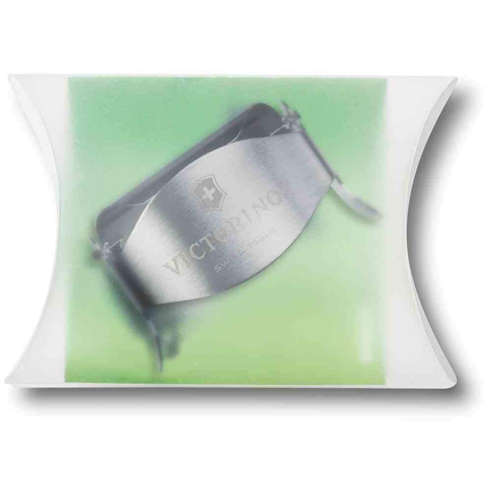 [НОВИНКА] Овощечистка Victorinox Swiss Classic, полностью из нержавеющей стали, серебристая (7.6074), Острое как бритва лезвие, Амбидекстерный дизайн, Сделано в Швейцарии, Совершенно новый