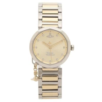 Часы 31 мм кварцевые золотые серебряные золотые VIVIENNE WESTWOOD VV246CPSG [Vivienne Westwood] Женские [предмет]