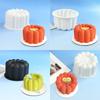 2pcs Flower Petal Chocolate Baking Mould Food Grade Silicone Mousse Cake Molds for Family Gatherings and Celebration
