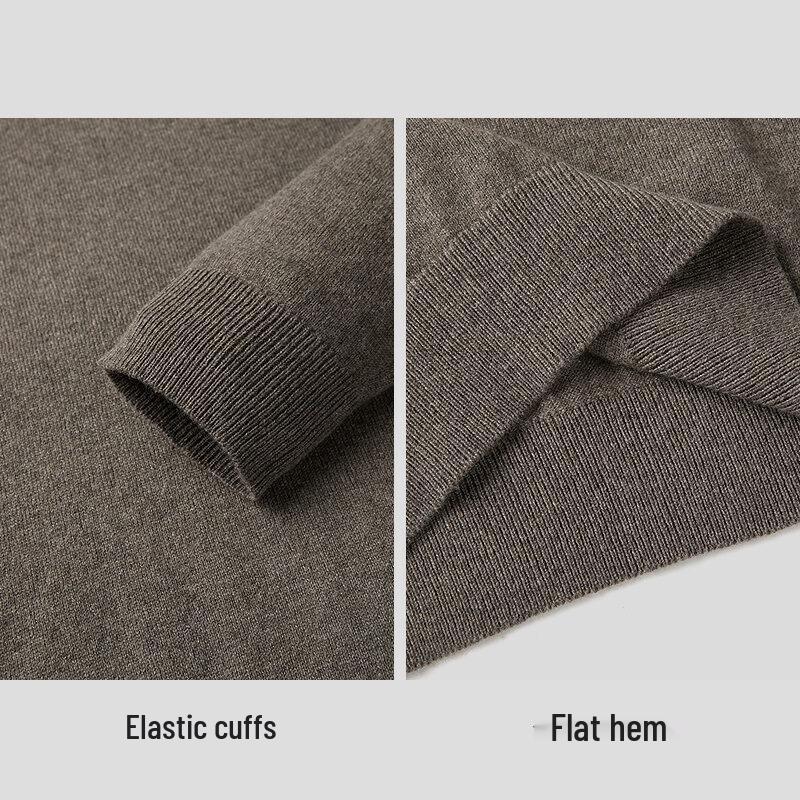 Мужской кашемировый свитер HLA Hodo с воротником-стойкой, зима 2025