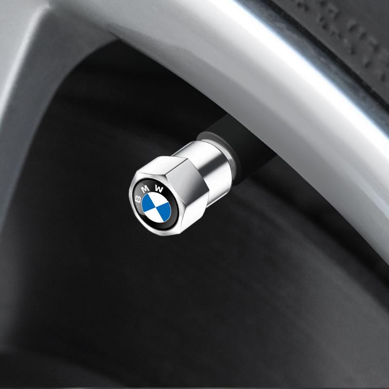 4Pcs Car Wheel Tire Valve Stem Cap Auto Air Stem Cover Auto Accessories for BMW M E90 E91 E92 E93 M3 E60 E61 F10 F07 M5 E63 E64