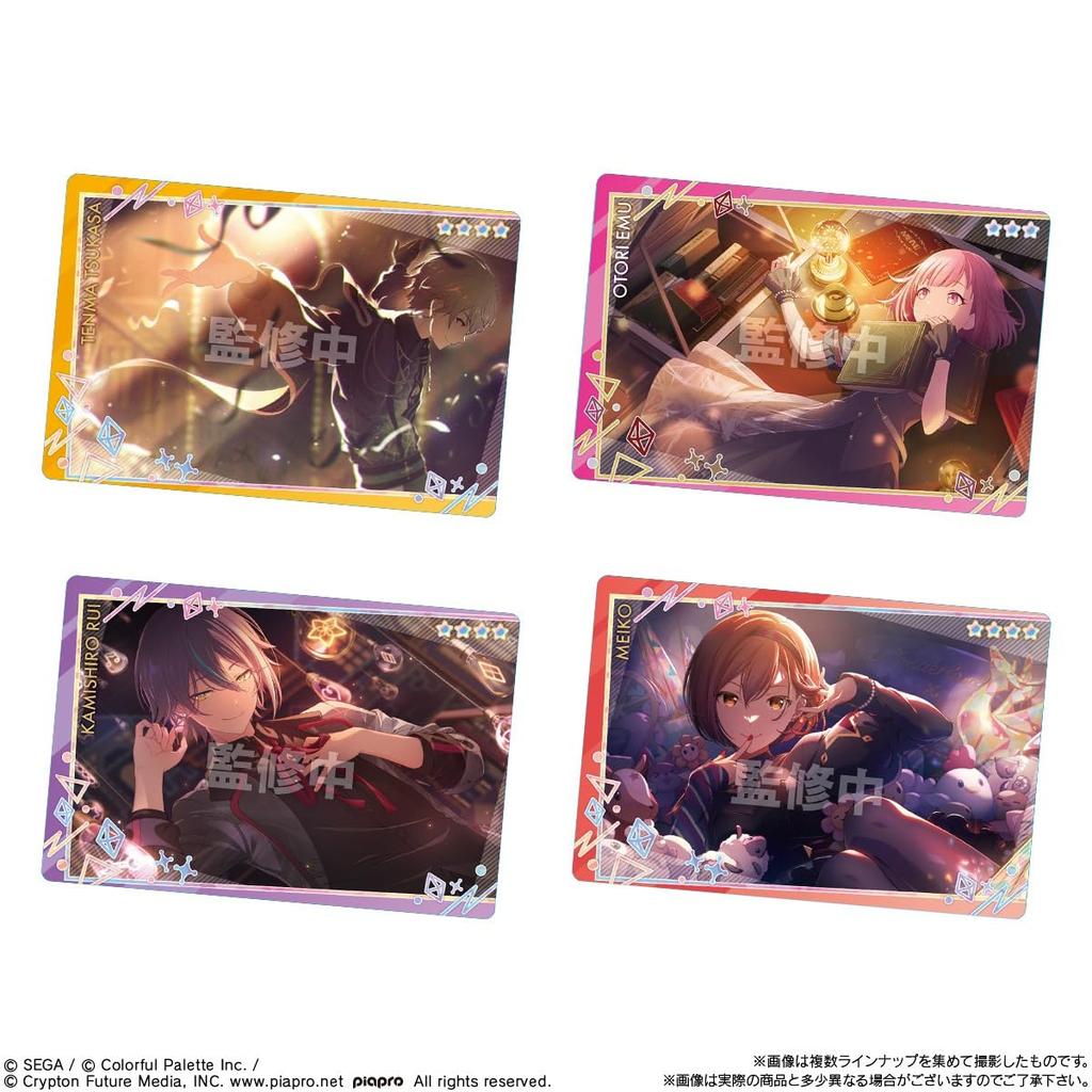 BANDAI Project Sekai Colorful Hatsune Miku Wafer 11 Candy Toy Set of Stage! feat. [Box 20]