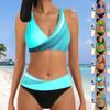 Fashion Printed Bikini Women's Swimwear Summer Swimming Beach Suit Swimwear Women's Sexy Bikini Two Piece Swimwear