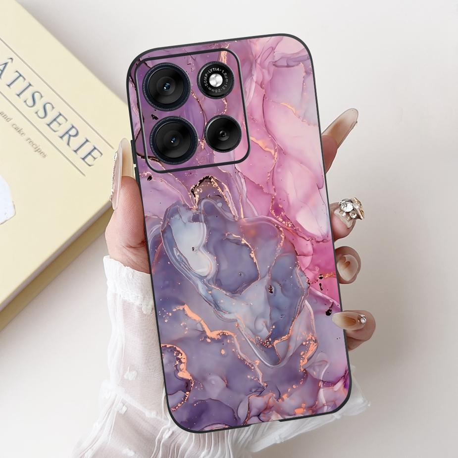 Чехол для Motorola Moto G56 Чехол MotoG86 Роскошный Модный Конфетный Расписной Силиконовый Чехол для Motorola Moto G86 G 56 MotoG56 Мягкие Чехлы