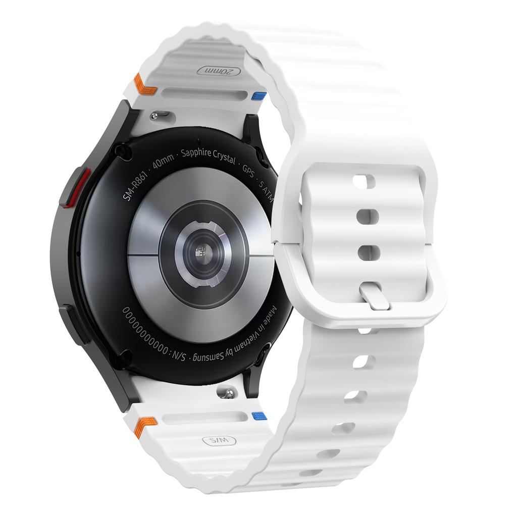 Оригинальный силиконовый ремешок для Samsung Galaxy Watch 7 FE 6 4 Classic 5 pro 44 мм 40 мм 43 мм 47 мм 45 мм браслет Galaxy Watch6 7 ремешок