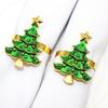 Metal Christmas Tree Napkin Ring Portable Tissue Ring Green Tree Napkin Buckle Gifts
