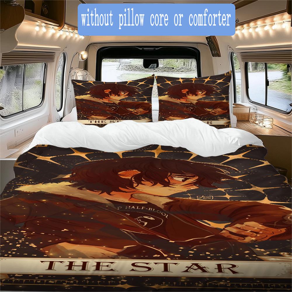 Nico di Angelo style print Pattern Bedding,Quilt Set Quilt Cover Pillowcase Home Birthday Gift (1*duvet cover+2*pillowcase,without core)XSJT0917432