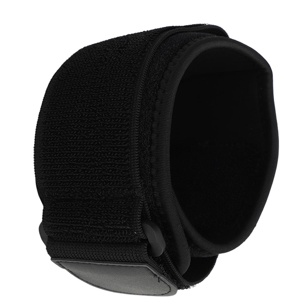 2 шт. Налокотник для теннисистов, черный, амортизирующая прокладка из ЭВА, удлиненная фиксация, налокотник, ремень поддержки для мужчин и женщин