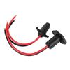 Вилка и розетка для троллингового мотора DC12V с 2 проводами, утопленный монтаж, Plug and Play для морских лодок, каяков