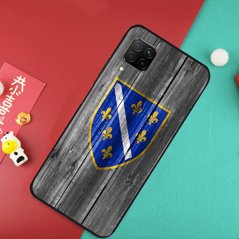 Флаг Боснии и Герцеговины Для Huawei Nova 9 10 SE 11 Pro 7i 8i 11i 12i Y73 Y72 Y61 Y91 Y90 Y70 Y60 P30 P40 Lite Чехол