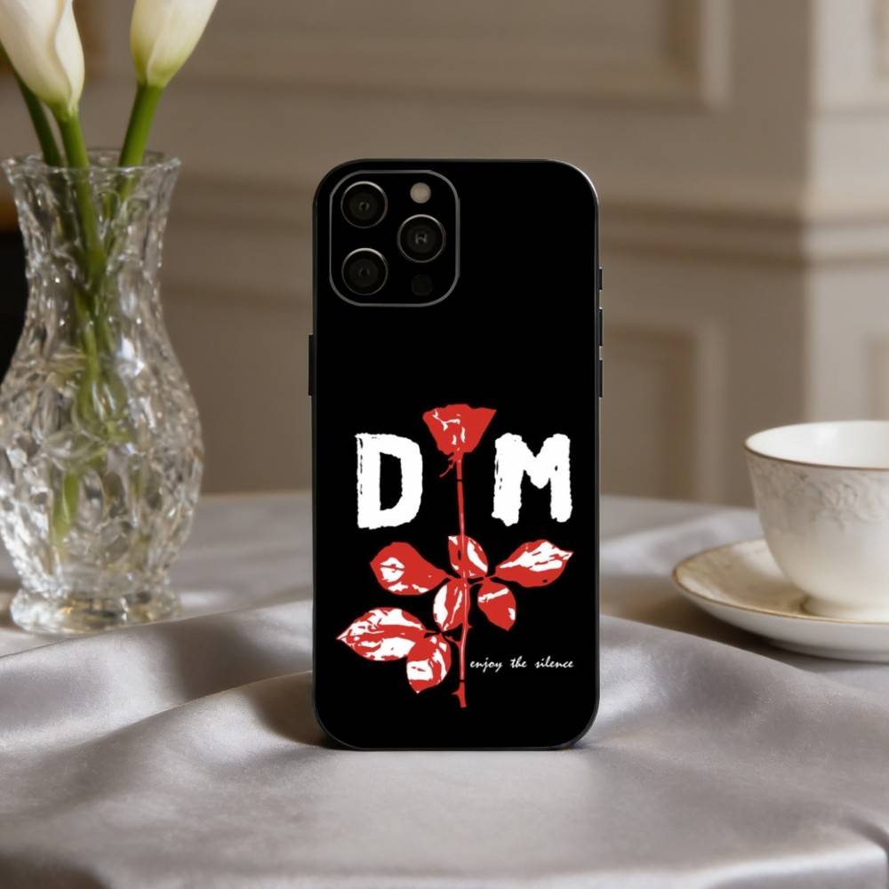 D-Depech-H COOL B-Band-D M-Mode Phone Case For iPhone 17,16,15,14,13,12,11 Plus,Pro Max,XS,Soft Silicone Black Cover
