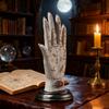 Decorative Hand Statue Resin Hand Sculpture Modern Palmistry Hand Resin Figurine Sculpture for Home Office Decor