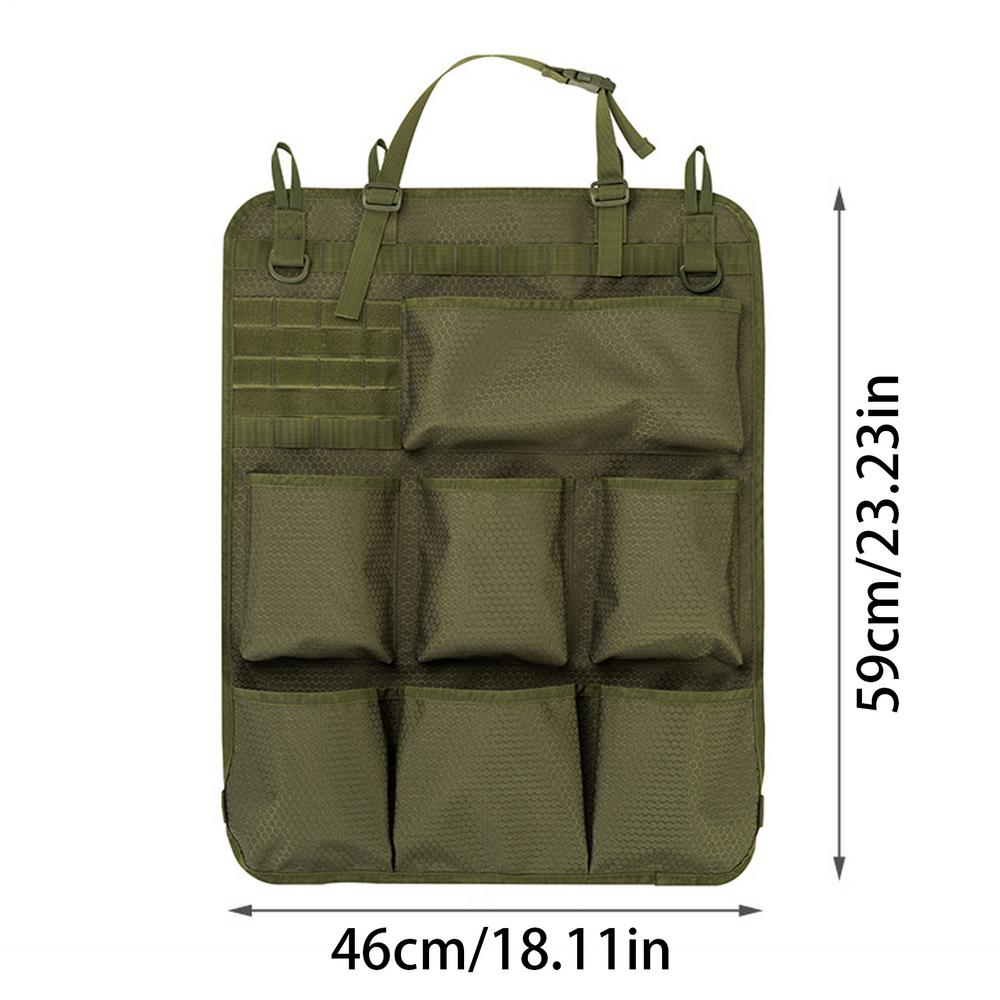 Органайзер на спинку сиденья автомобиля Автомобильные органайзеры на спинку сиденья 8 карманов для хранения Дизайн 900D Оксфорд Защита от ударов для внедорожника Кузов грузовика