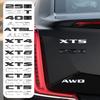 1 шт. 3D ABS Буква CT4 CT5 CT6 CTS XT4 XT5 XT6 XTS ATS AWD 25T 28T 40T Наклейка на багажник автомобиля, значок на крыло, боковой значок на багажник Для Cadillac