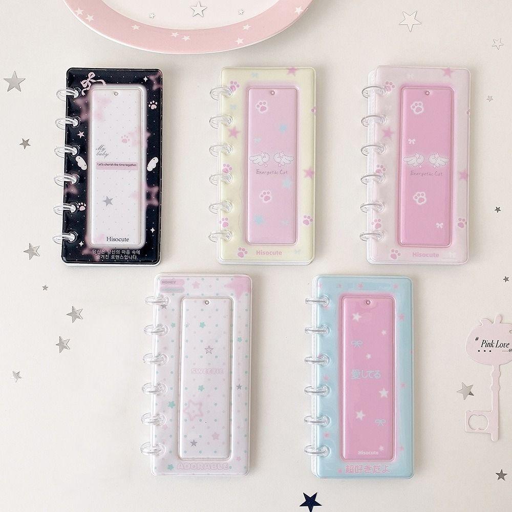 INS mini Photo Card Binder 4-Grid Small Card Storage Book Photo Card Holder Trading Card Holder