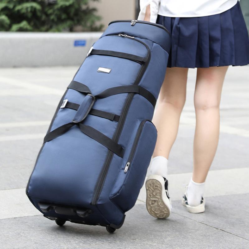 Портативная дорожная сумка, сумка-тележка, дорожная сумка на колесах для улицы, спортивная сумка, сумка для хранения одежды, большой рюкзак на плечи