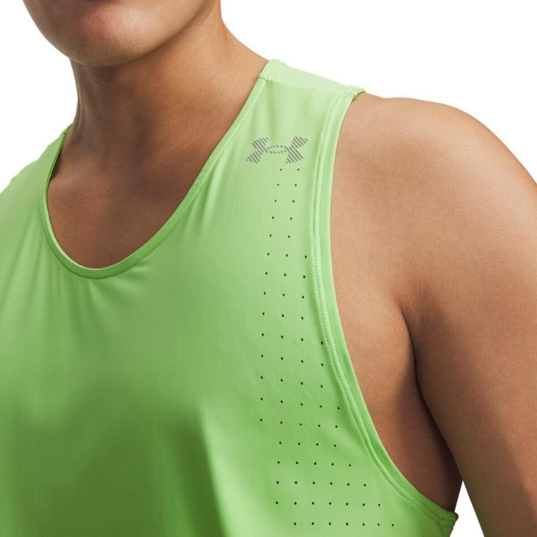 Under Armour Velociti Pro Однотонная дышащая майка без рукавов для бега Мужские топы 6009505-712