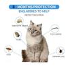 1PC Waterproof Adjustable Cat Collar Decorative Pet Calming Collar Suitable for Kittens Dog Cat Owners