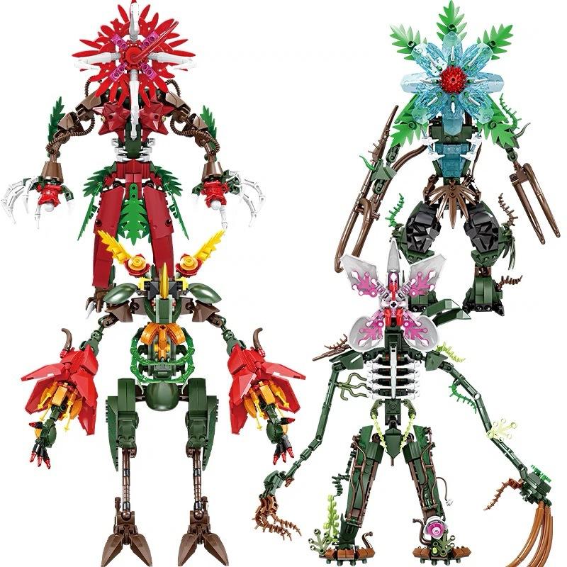 Stranger Things Demogorgon Monster Flower Alien Model Building Blocks Set for Kids