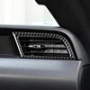 2 шт. для Ford Mustang 2015-2017 автомобильная боковая розетка для кондиционера, декоративная рамка, накладка, наклейка, авто аксессуары из углеродного волокна