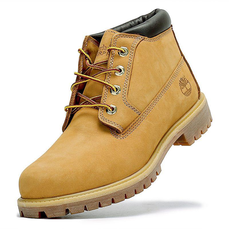 Timberland ПРЕМИУМ Термоботинки Короткие Уличные Мужские Желтые 23061231