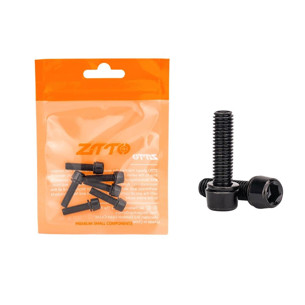 6PCS Stainless Steel Bicycle Riser Screws Bike Stem Bolts for Road Bike/Bike Handlebar/Riding