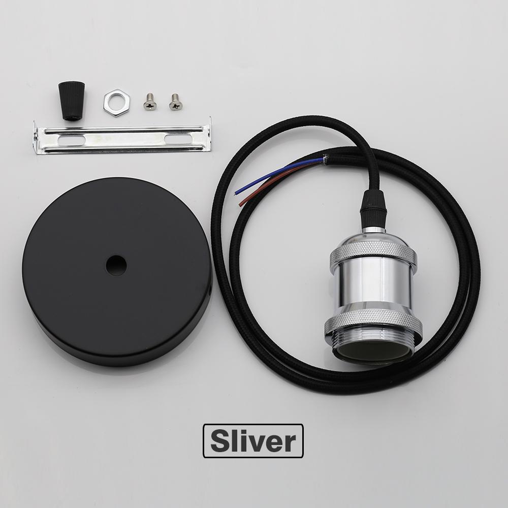 Современные алюминиевые подвесные светильники E27, патрон для лампы 110 В 220 В, светодиодные лампы накаливания, винтажные ретро лампы Эдисона, декор, подвесные