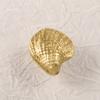Retro Cabinet Door Knobs Luxury Wardrobe Drawer Pulls Trendy Shell Fish Brass Handle  Cupboard