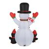 1.8m Christmas Snowman & Penguin Inflatable Gift Set