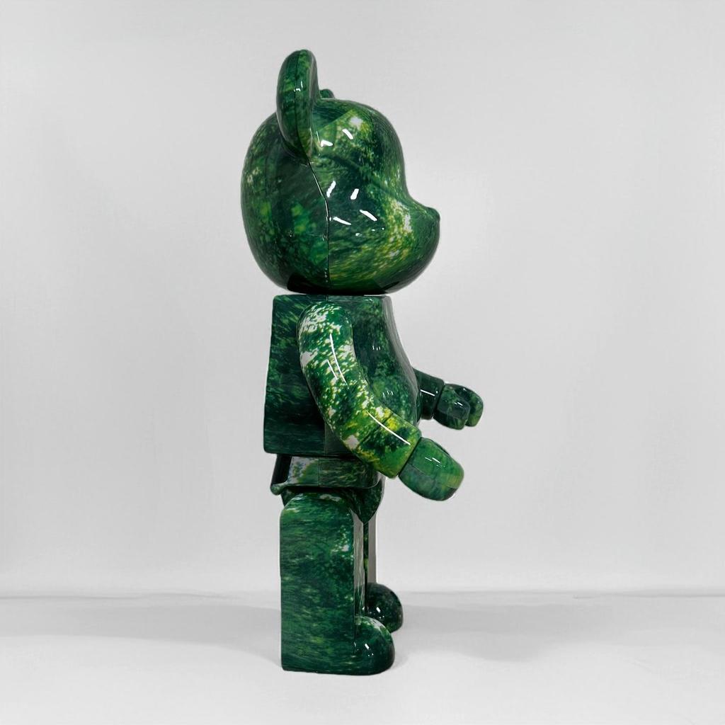 400% Bearbrick Лесной Насильственный Медведь - Модный 28см Сочлененный ABS Строительный Блок Украшение