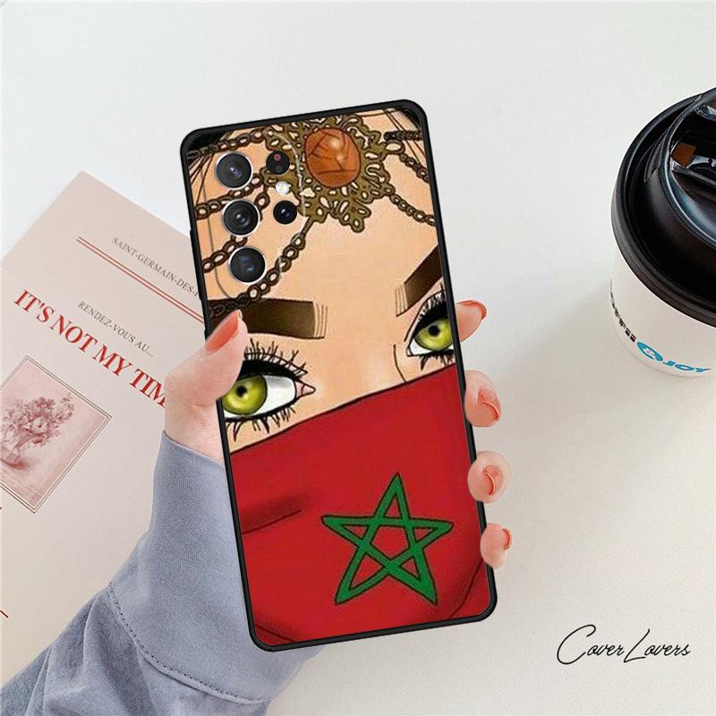 Флаг Марокко Марокканский Уникальный чехол для телефона Для Samsung Galaxy S24 S25 S23 S22 Ultra Note 10 20 Plus S20 S21 FE Чехол